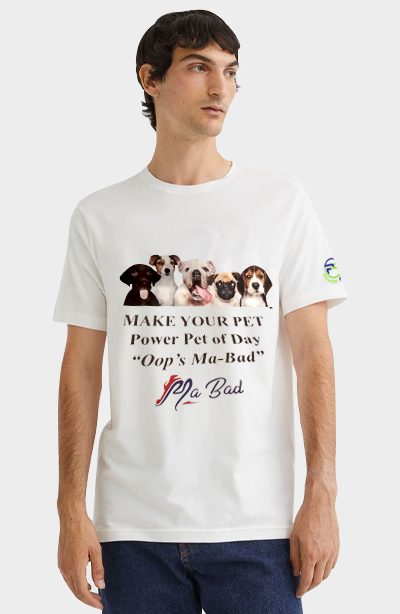 Round Neck White T-Shirt