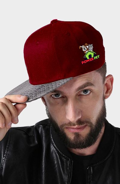 Red Grey Hat